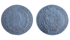 20 Krejcar František II. 1796 B Kremnica 