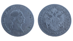 20 Krejcar František I. 1833 B Kremnica 20 Krejcar František I. 1833 B Kremnica