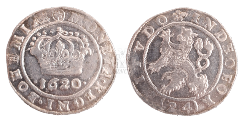 24 krejcar České stavy 1620 Kutná Hora
