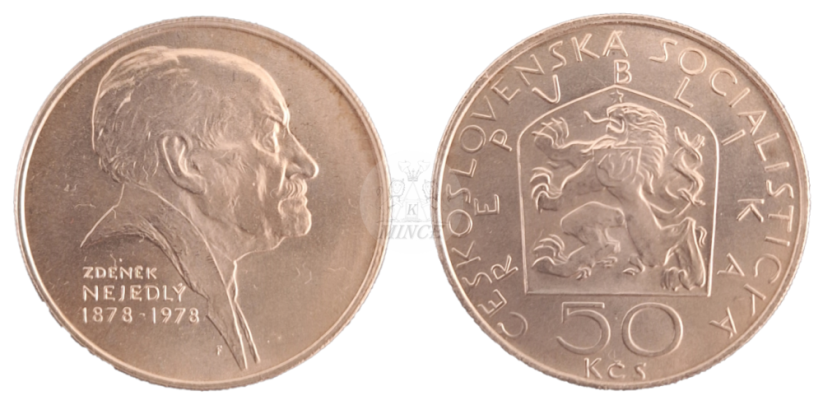 50 Kčs 1978 Sté výročí narození Zdeňka Nejedlého