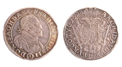 1/2 tolar Ferdinand II. 1628 Vídeň