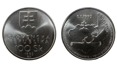 100 Sk 1993 vznik Slovenské republiky 100 Sk 1993 vznik Slovenské republiky