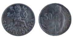 50 Kčs 1947 Třetí výročí Slovenského národního povstání 50 Kčs 1947 Třetí výročí Slovenského národního povstání