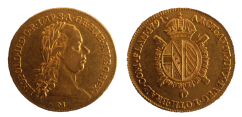 1/2 Sovráno Leopold II. 1791 M