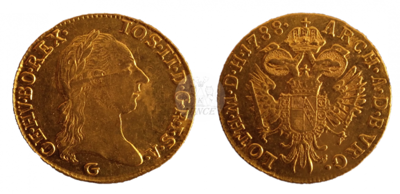 Dukát Josef II. 1788 G, Velká Baňa