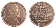 Medaile T. G. Masaryk 1935