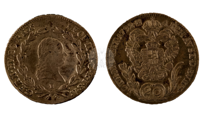 20 krejcar Leopold II. 1792 B