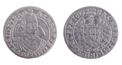 3 krejcar Albrecht z Valdštejna 1629 Zaháň