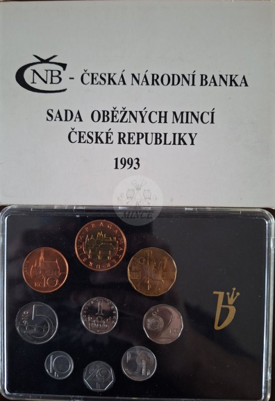 Sada oběžných mincí ČR 1993