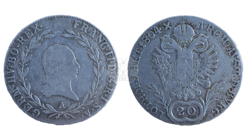 20 Krejcar František II. 1804 A Vídeň