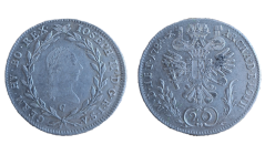 20 krejcar Josef II. 1784 C Praha 