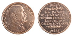 Medaile T. G. Masaryk 1935