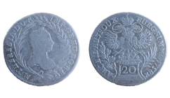 20 krejcar Marie Terezie 1758 Praha