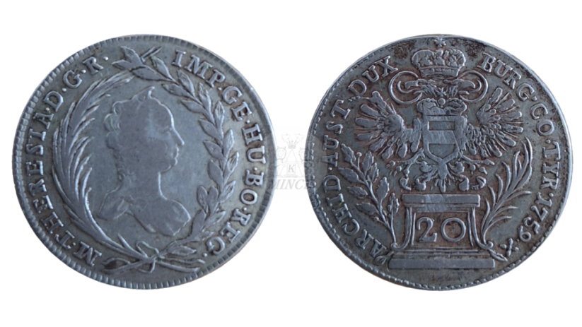 20 krejcar Marie Terezie 1759 Vídeň 