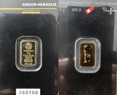 slitek Heraeus 2g