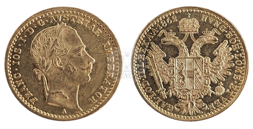Dukát František Josef I. 1862 A