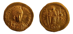 Solidus Justinián I. (527 - 565 n. l.) Solidus Justinián I. (527 - 565 n. l.)