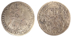 6 krejcar Wolfgang von Schrattenbach 1713