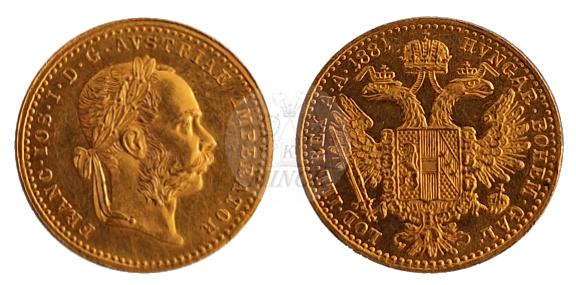 Dukát František Josef I. 1881 bz.