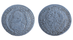 20 krejcar Marie Terezie 1776 V.C.-S. Hall 20 krejcar Marie Terezie 1776 V.C.-S. Hall