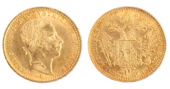 Dukát František Josef I. 1862 E Karlsburg Dukát František Josef I. 1862 E Karlsburg