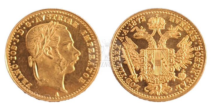 Dukát František Josef I. 1872 A