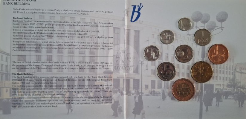 Sada oběžných mincí ČR 2001 BK