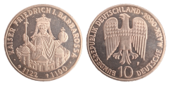 10 marek 1990 F, 800 výročí úmrtí Friedricha I. Barbarossy