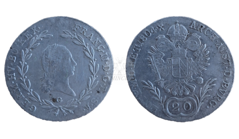 20 Krejcar František II. 1804 G Velká Baňa