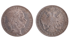 zlatník 1866 B František Josef I. 