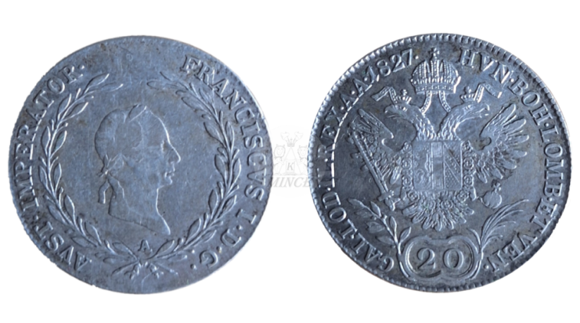 20 Krejcar František I. 1827 A Vídeň