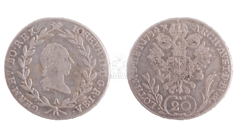 20 krejcar 1784 A 