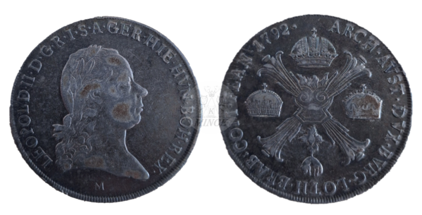 Tolar křížový Leopold II. 1792 M