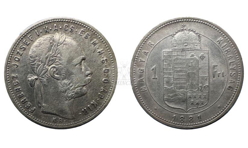 forint 1881 Kremnica