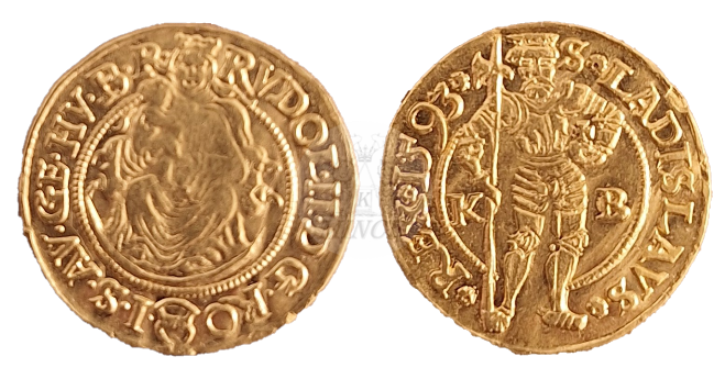 Dukát Rudolf II. 1593 KB