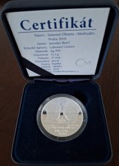 Stříbrná medaile Summit Obama - Medveděv 2010 PROOF