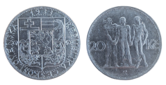 20 Kč 1933 20 Kč 1933