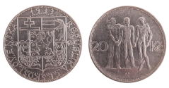 20 Kč 1933 20 Kč 1933