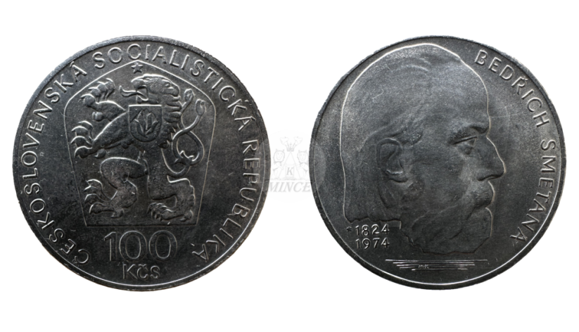 100 Kčs 1974 Smetana