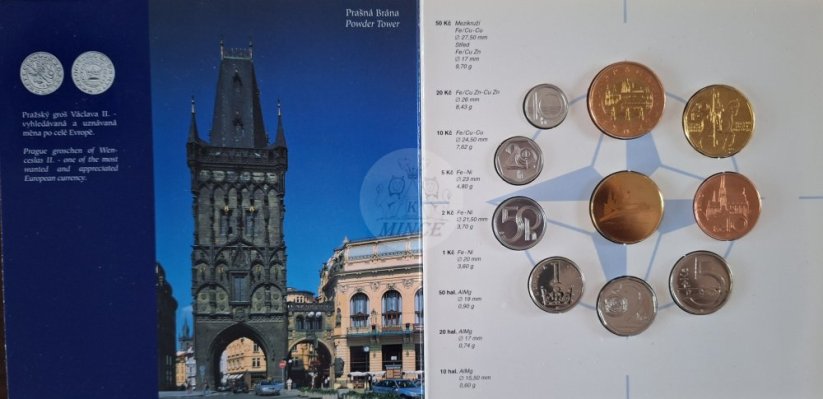 Sada oběžných mincí ČR 2002 Summit NATO Praha BK