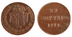 Un Quattrino Marie Terezie 1777