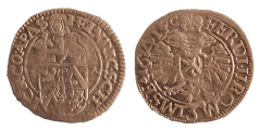 3 krejcar Jindřich Šlik 1634 3 krejcar Jindřich Šlik 1634