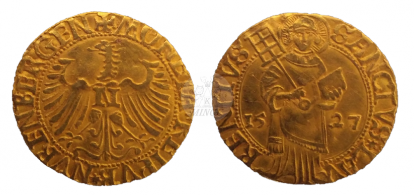Goldgulden Norimberk 1527
