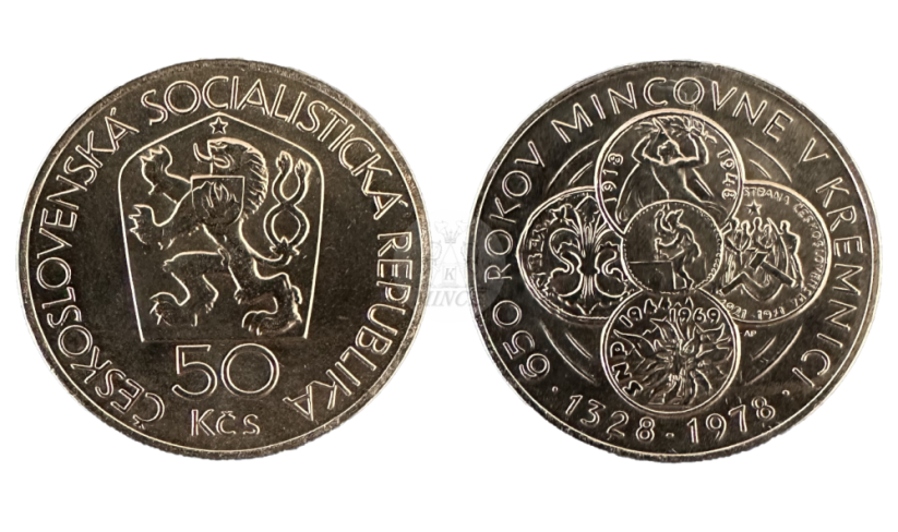 50 Kčs 1978 mincovna Kremnica