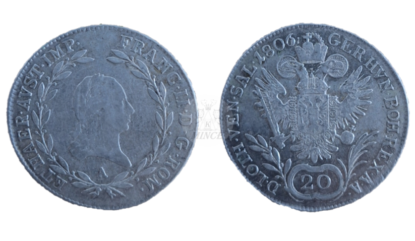 20 Krejcar František II. 1806 A Vídeň