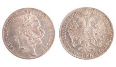 Florin 1866 B František Josef I. Florin 1866 B František Josef I.
