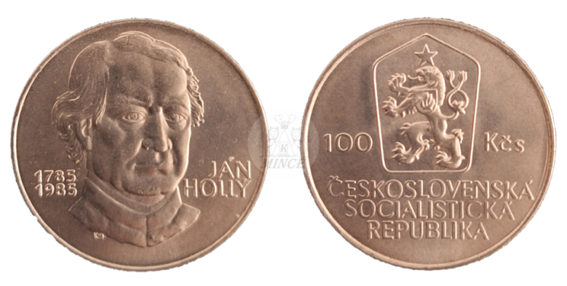 100 Kčs 1985 Dvousté výročí narození Jána Holého