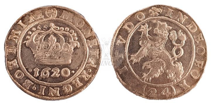 24 krejcar České stavy 1620 Kutná Hora