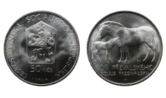 50 Kčs 1987 kůň Převalský
