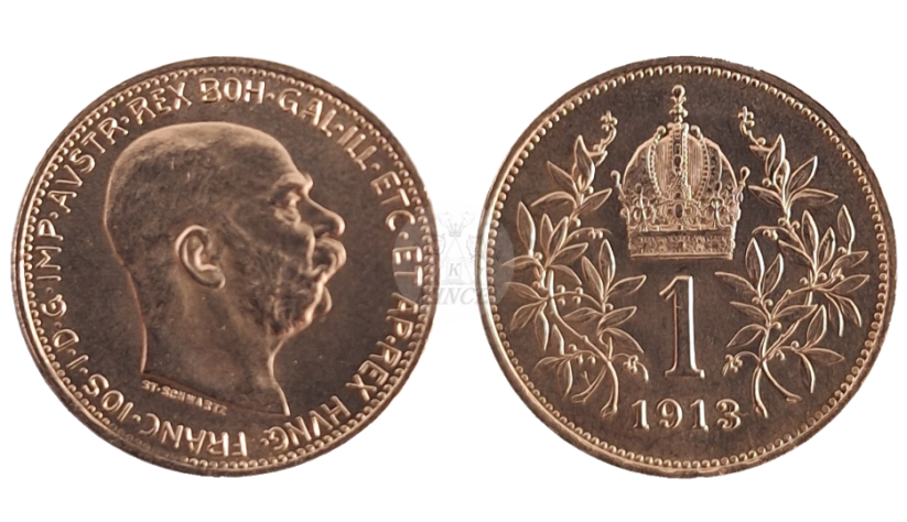 1 koruna 1913 František Josef I.